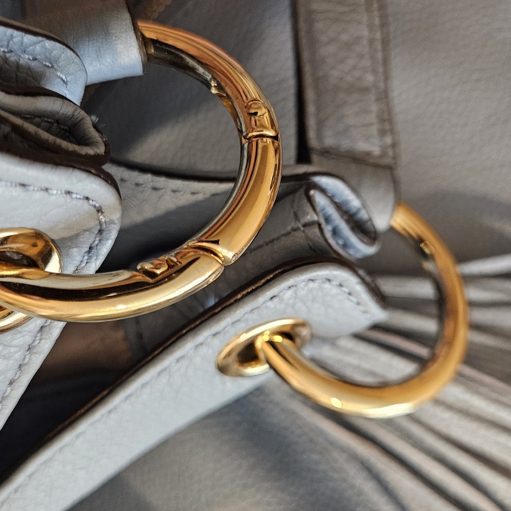 Michael Kors Blue Hobo Bag with Slouchy Silhouette NWOT - Picture 6 of 6